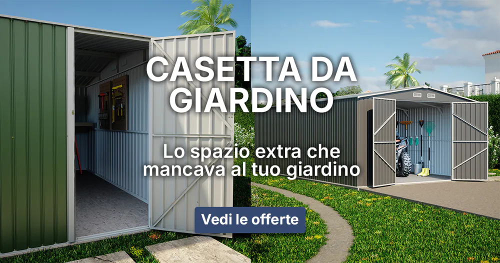 Offerta Ottobre 2025 Parama Giardino - Casette da giardino
